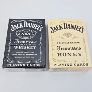 Jack Daniel’s Playing Cards Deck Lot Old No. 7 & Tennessee Honey Collectible USA